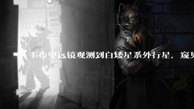 韦布望远镜观测到白矮星系外行星，窥见太阳系60亿年后命运_恒星_团队_轨道